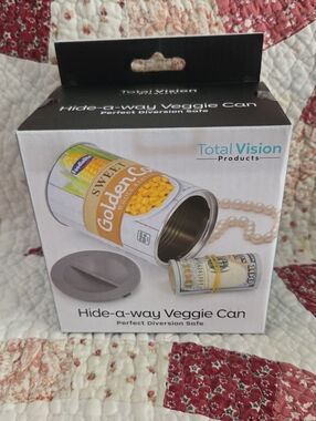 Hideaway Veggie Can to store valuables.